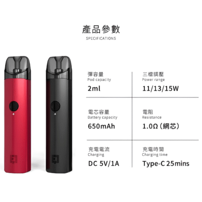 EEQUIT電子煙主機包裝與配件｜EEQUIT X 二代註油主機 小煙主機 台…