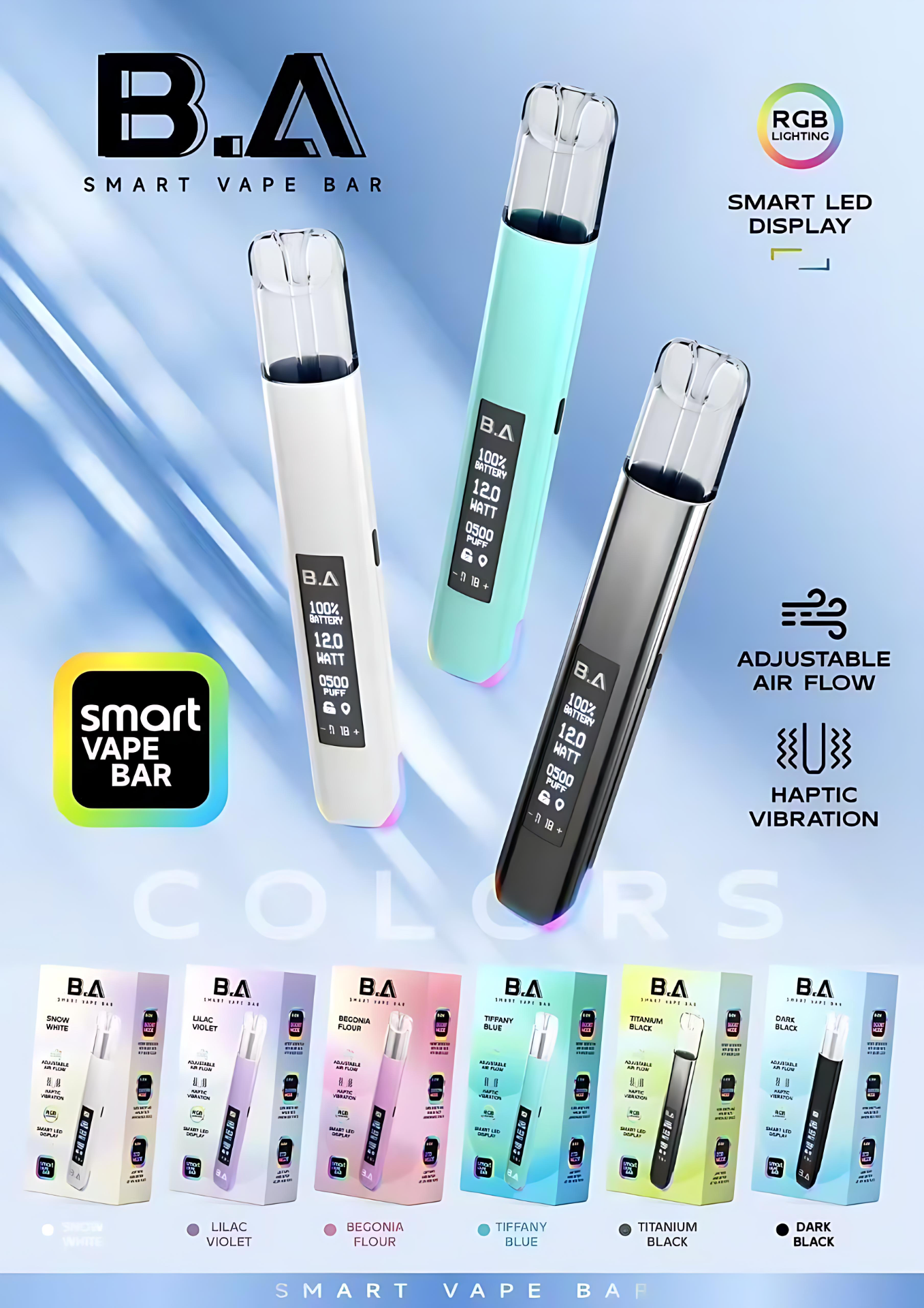 B.A 主機 Smart Vape Bar 一代煙桿